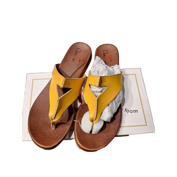 MIA‎ Amore Women's Patriciaa Flat Sandals Cognac 9M New - Picture 4 of 7